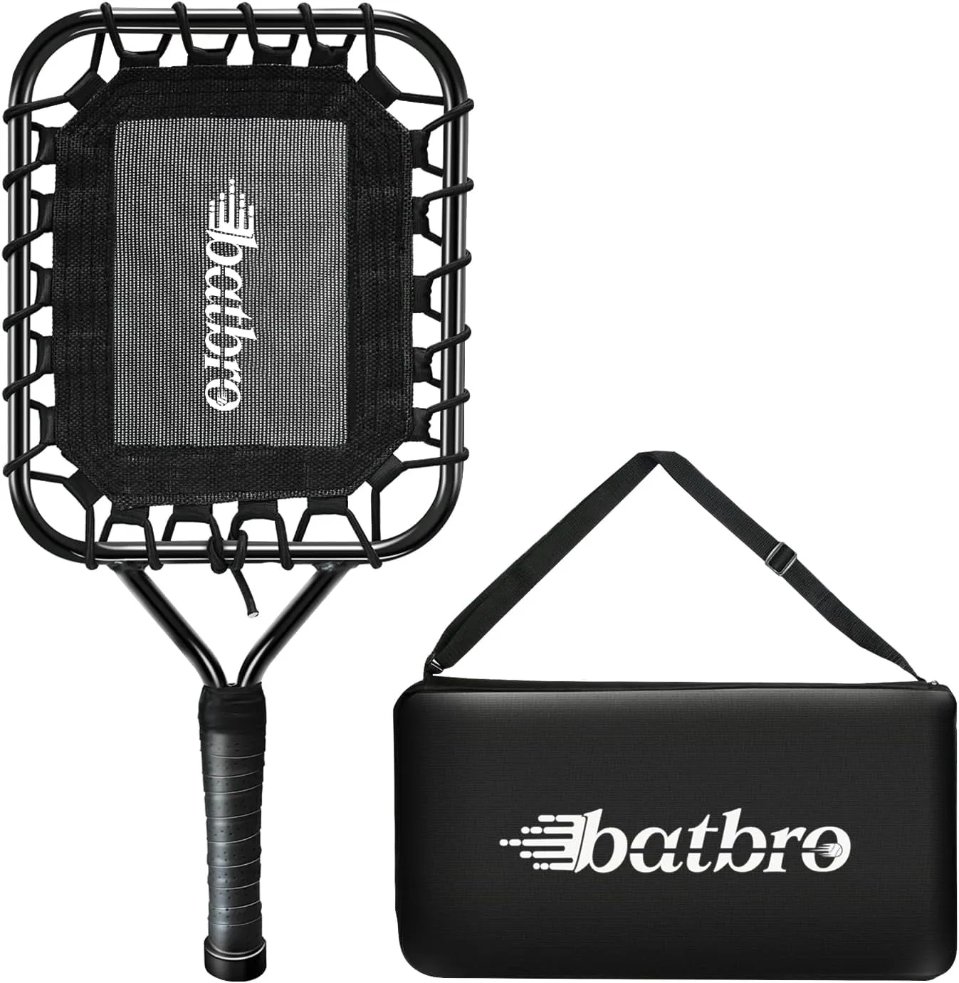 Baseball Fungo Racket with Sturdy Construction & Non-Slip Grip, Pop Fly Racket for Coaches and Parents