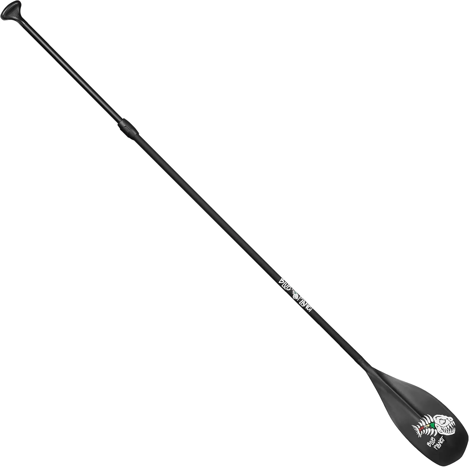 Blue Planet Adjustable Oval Shaft SUP Paddle with Kai Zen Blade| Aircraft Aluminum with Rubberized Grip | All Level Paddle for Stand Up Paddle Boarding, Surfing, Racing, SUP Sports