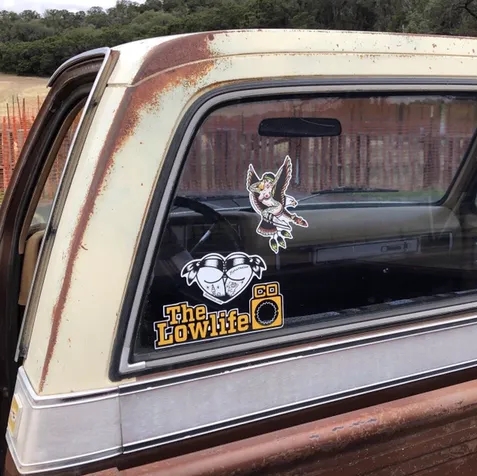 Eagle Pinup Sticker