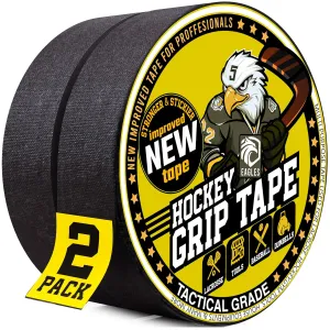 EAGLES Hockey Tape Multipurpose Cloth Tape 60 Feet/Roll for Lacrosse Baseball & Softball Bats, Pullup Bars, Sports Gift Perfect for Wrist, Ankle, Foot, Gymnastics Bar Tape, Fde Grip Tape