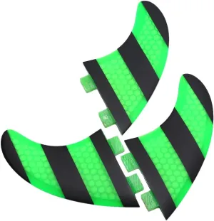 EVTSCAN 3 Pack Surfboard Fins Replacement for FCS G5 Tri Fin, Fiberglass Reinforeced SUP Replacement Fins for Surfboard, Stand up Paddle Board, Longboard