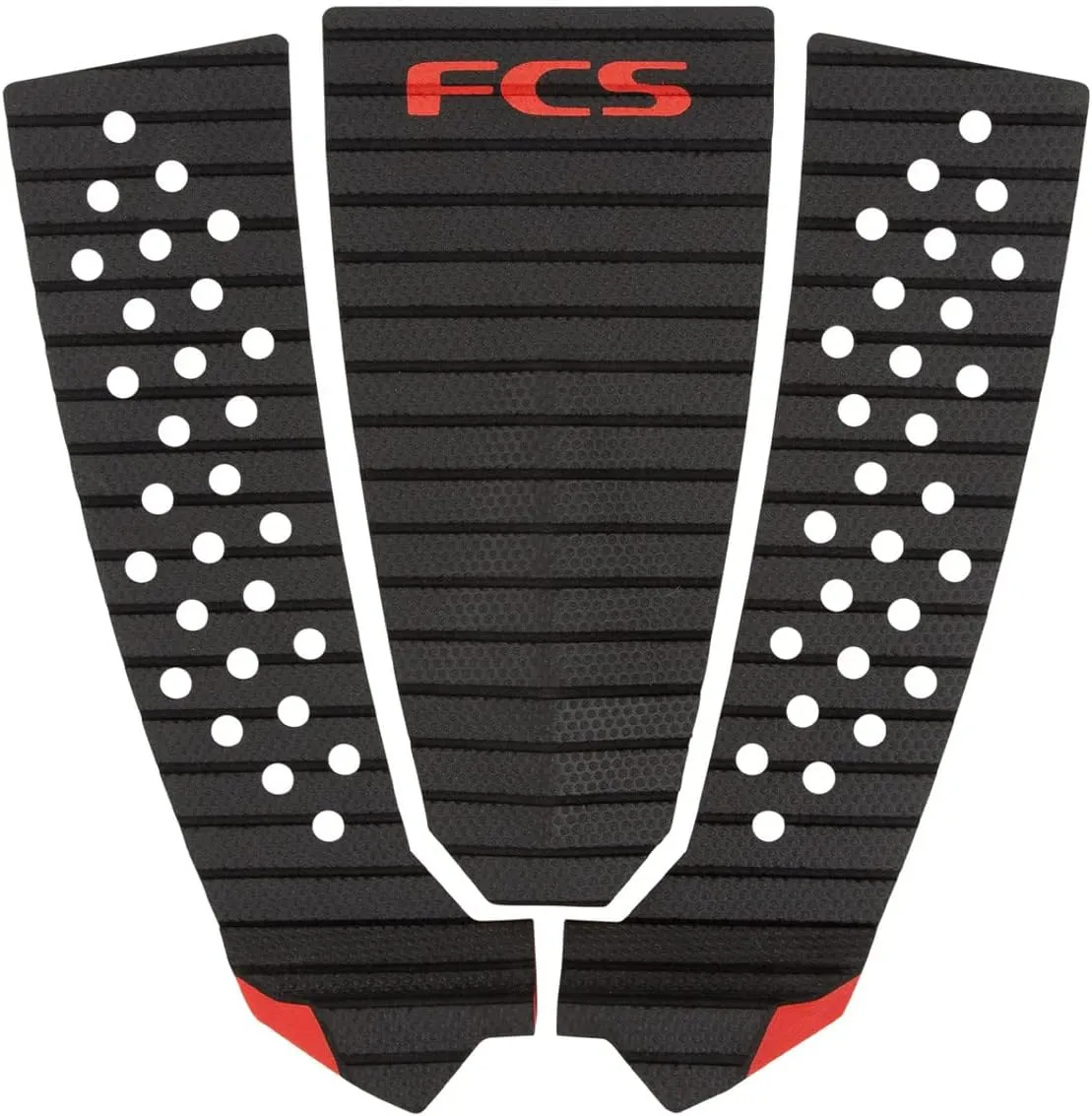 FCS Toledo Tread-Lite Traction Pad Charcoal-Red