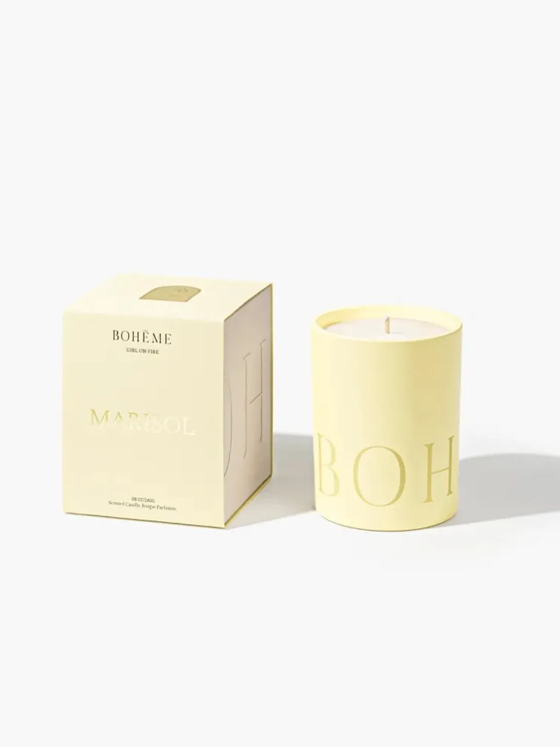 Girl On Fire Candle
