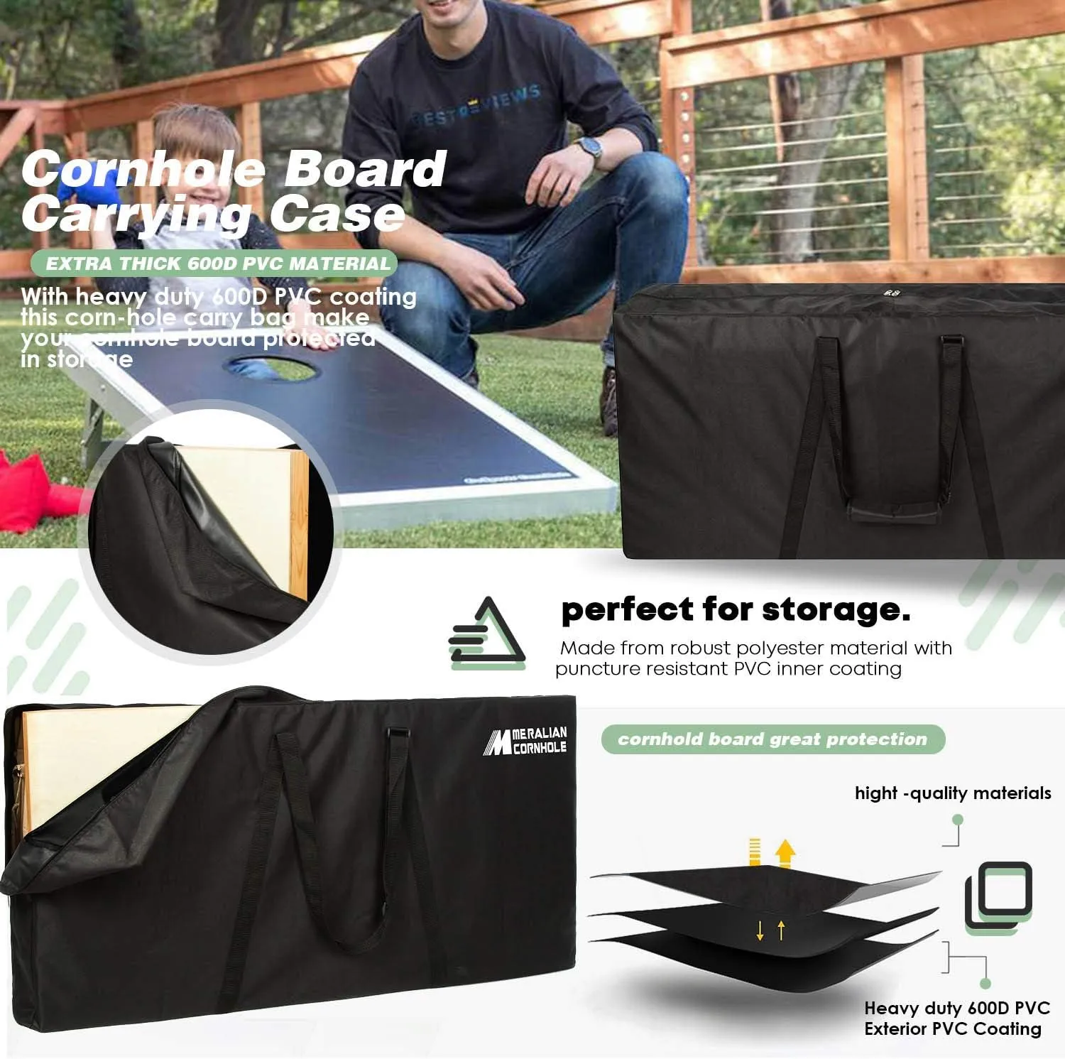 Ireland & USA Flag Regulation 2x4 Corn Hole Board Game Set - Includes Boards, Bags & More