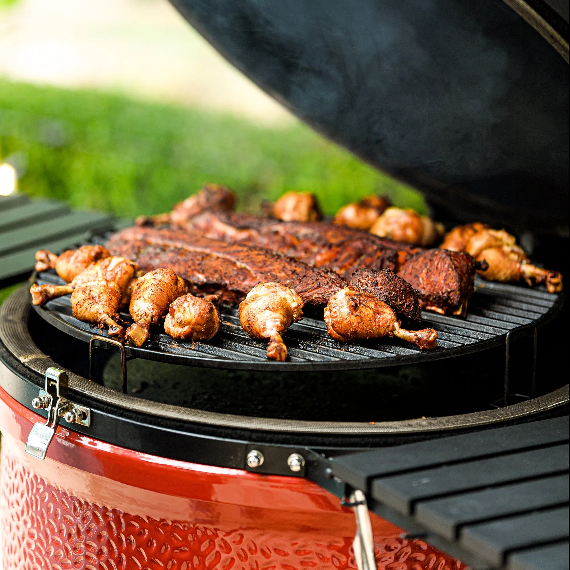Kamado Joe Big Joe Series III 24" Ceramic BBQ Grill & Trolley