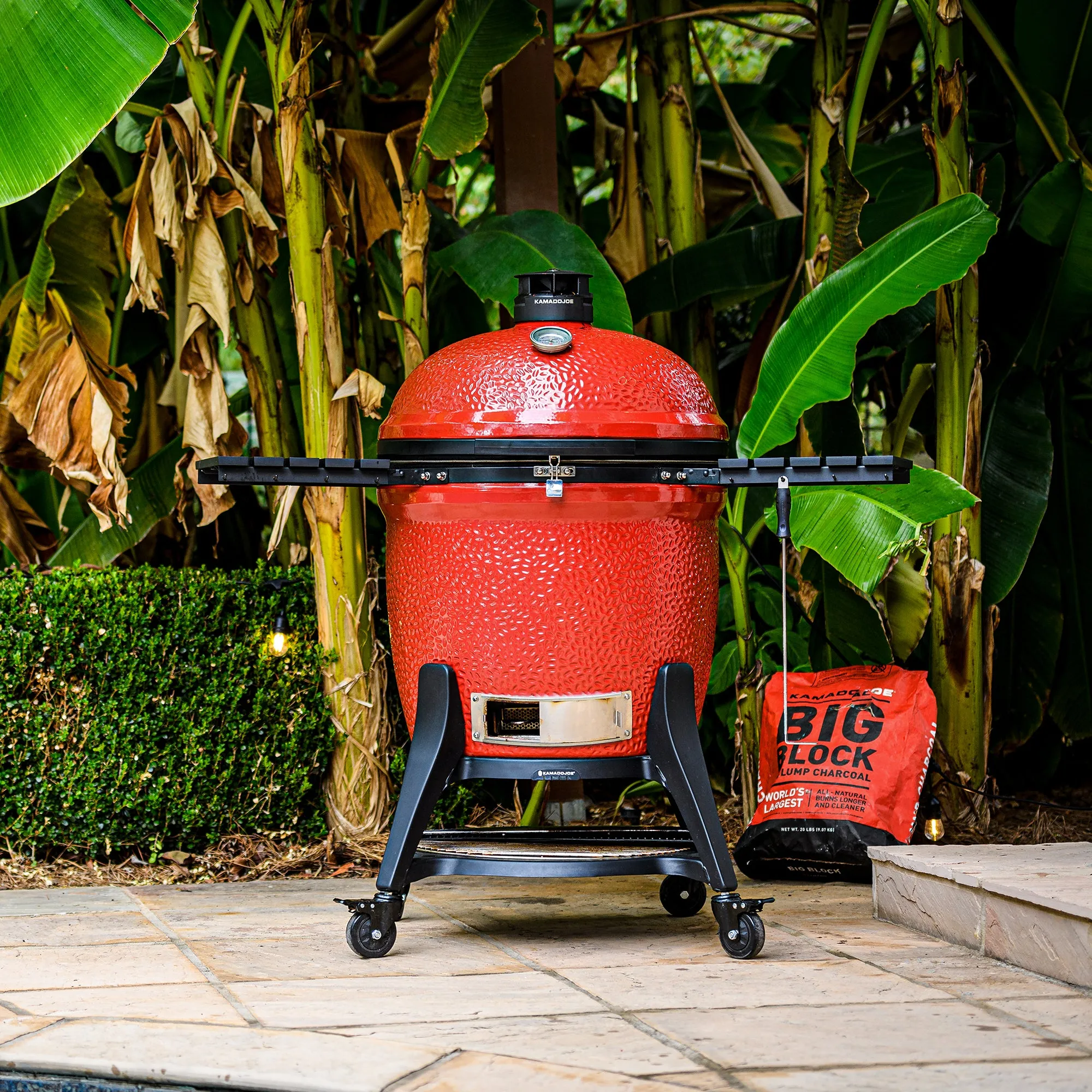 Kamado Joe Big Joe Series III 24" Ceramic BBQ Grill & Trolley