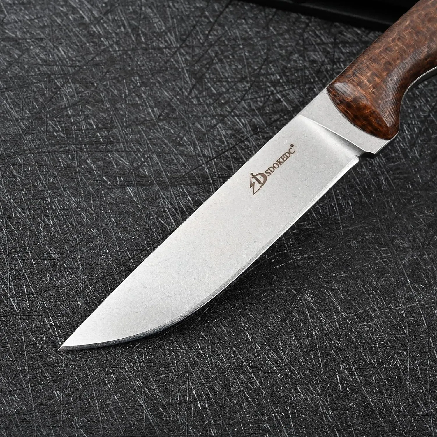Knives DC53 Steel Tactical Fixed Blade Knife with kydex sheath for Men EDC Outdoor Camping Survival Hunting (White Micarta Handle)