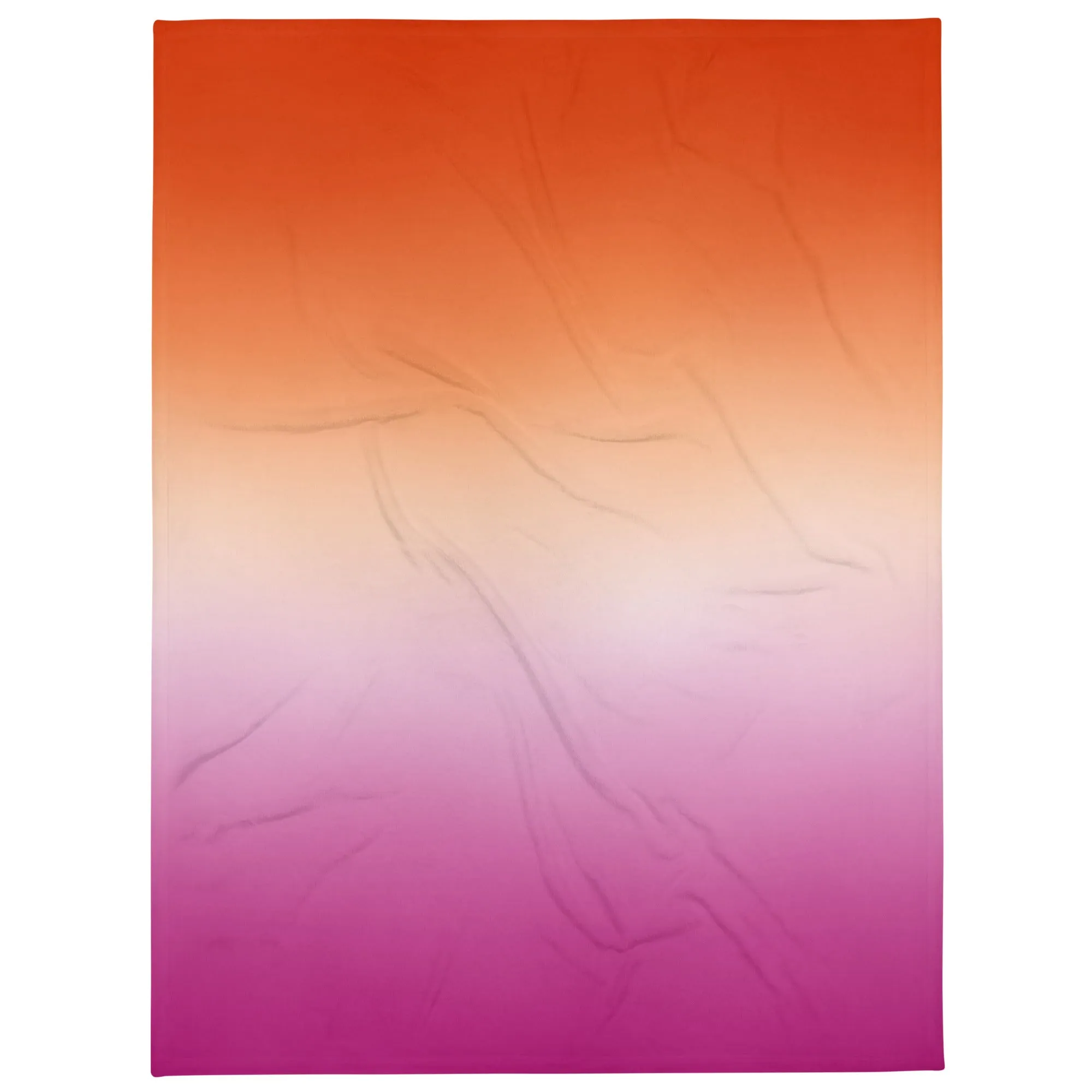 Lesbian Pride Throw Blanket - Ombre