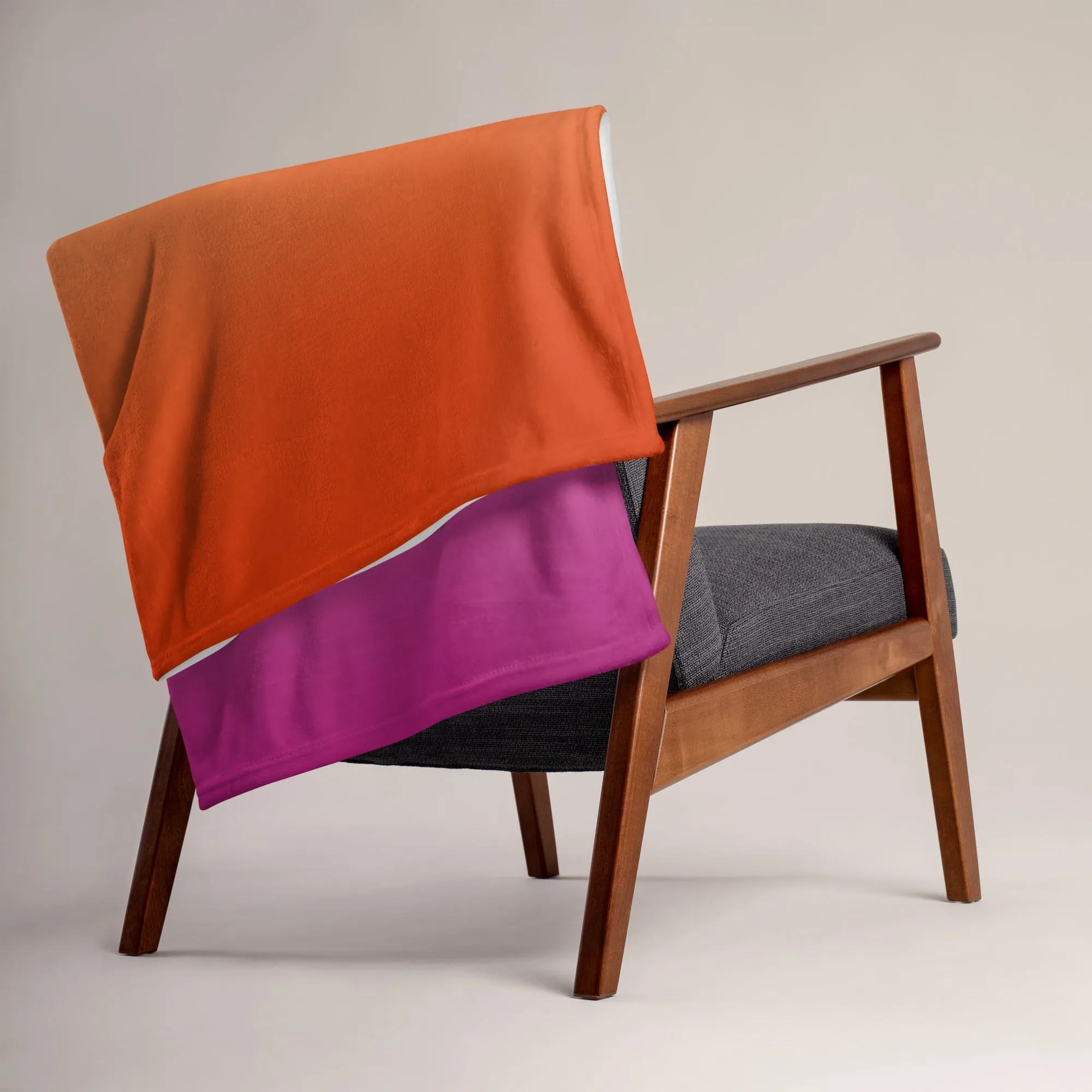 Lesbian Pride Throw Blanket - Ombre