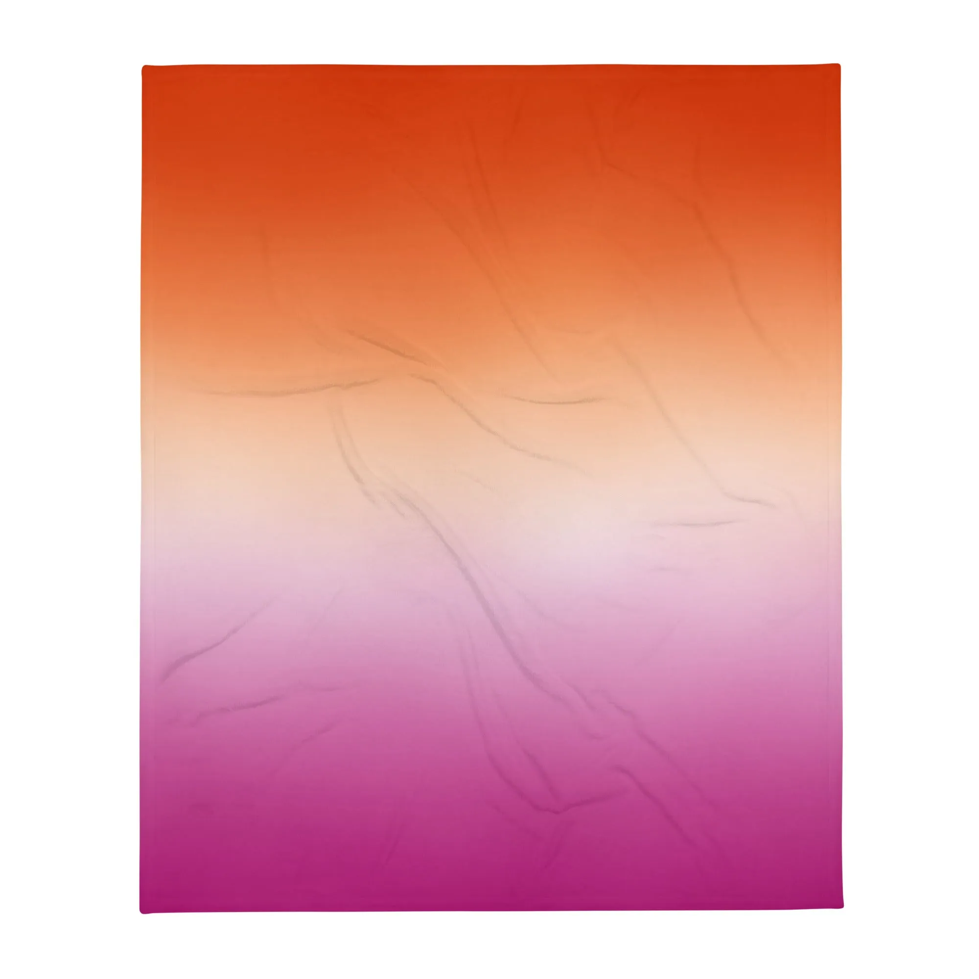 Lesbian Pride Throw Blanket - Ombre
