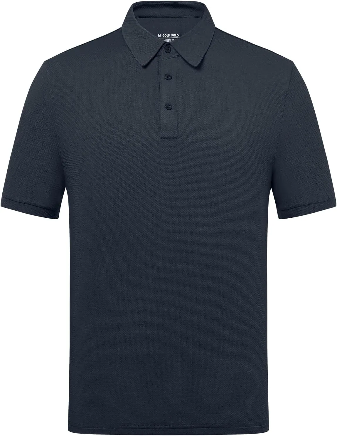 Men's Lightweight Golf Polo Shirt, Stretch Quick Dry Solid Tennis Shirt, Moisture Wicking Short Sleeve Dry Fit