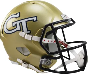 NCAA Georgia Tech Full Size Speed Replica Helmet, White, Medium