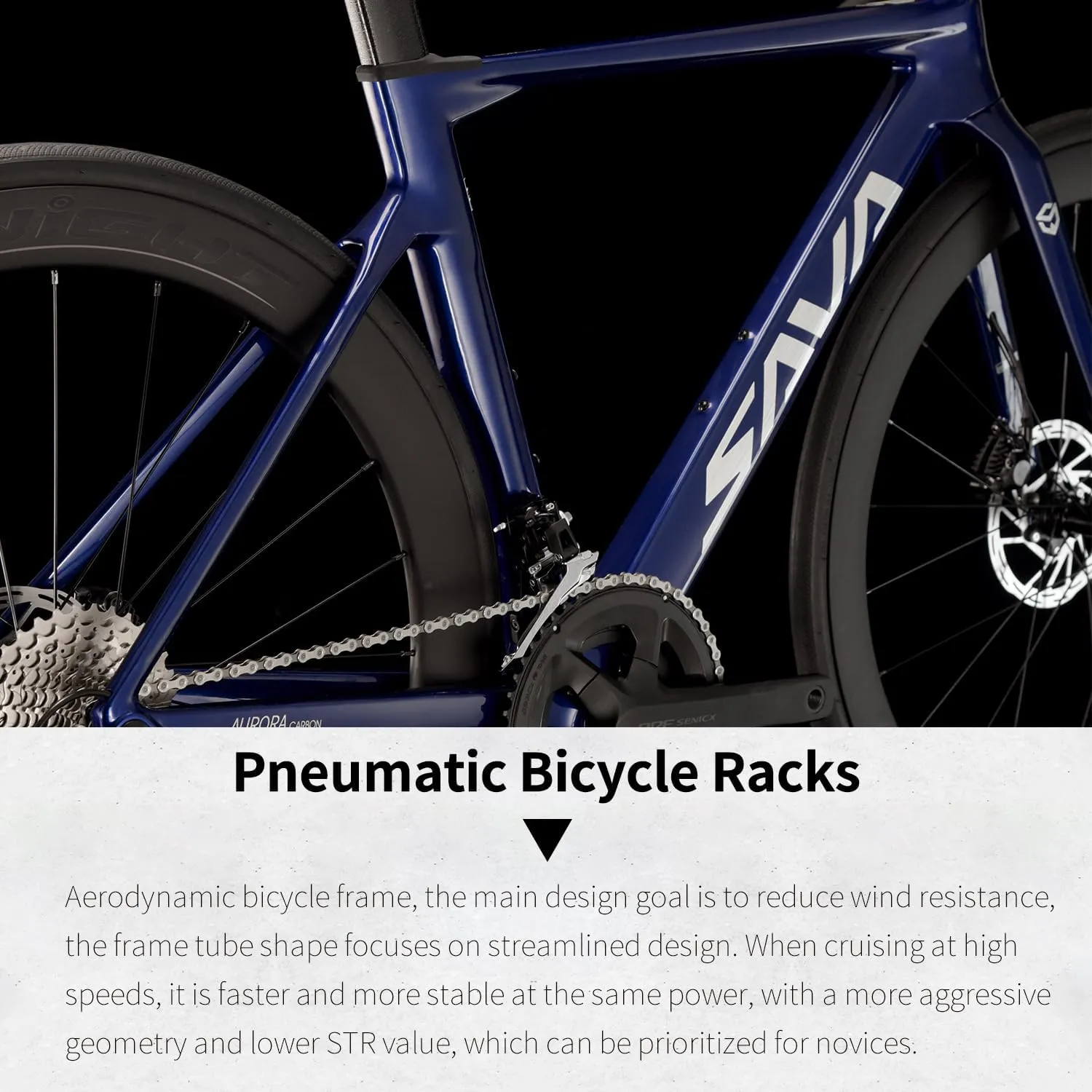 SAVADECK Carbon Fiber Road Bike, Hydraulic Oil Disc Bike with Carbon Fiber Frame and Wheelset, Lightweight Full Carbon Racing Bicycle with Shimano R7120 24S Shift Set for Adults