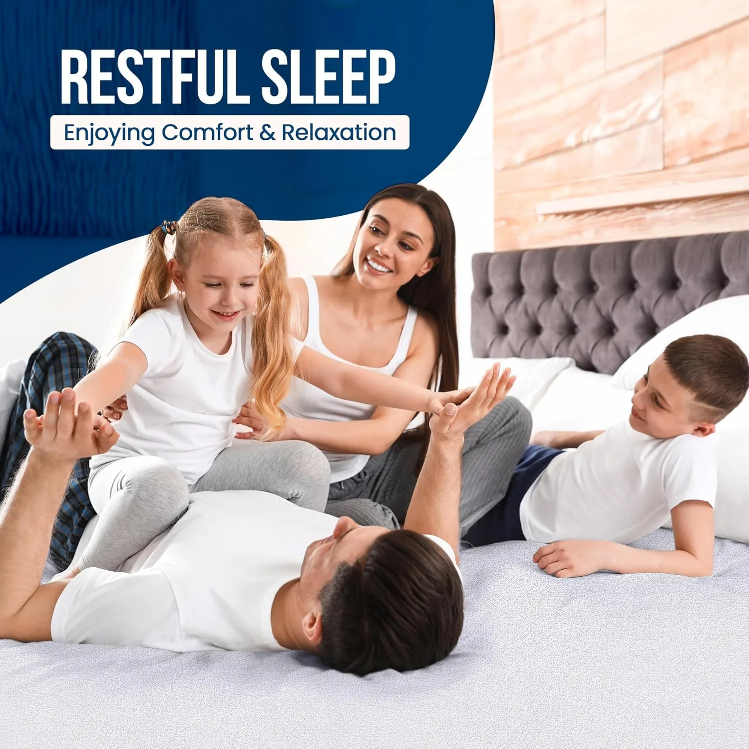 Utopia Bedding Waterproof Mattress Protector Queen Size, Premium Terry Mattress Cover 200 GSM, Breathable, Fitted Style with Stretchable Pockets (White)