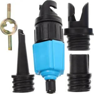 Yardwe 1 Set Inflatable Boat Pump Adaptor Durable Sup Paddle Board Air Compressor Converter Easy Attachment for Standard Electric Pumps Quality Efficient Inflation